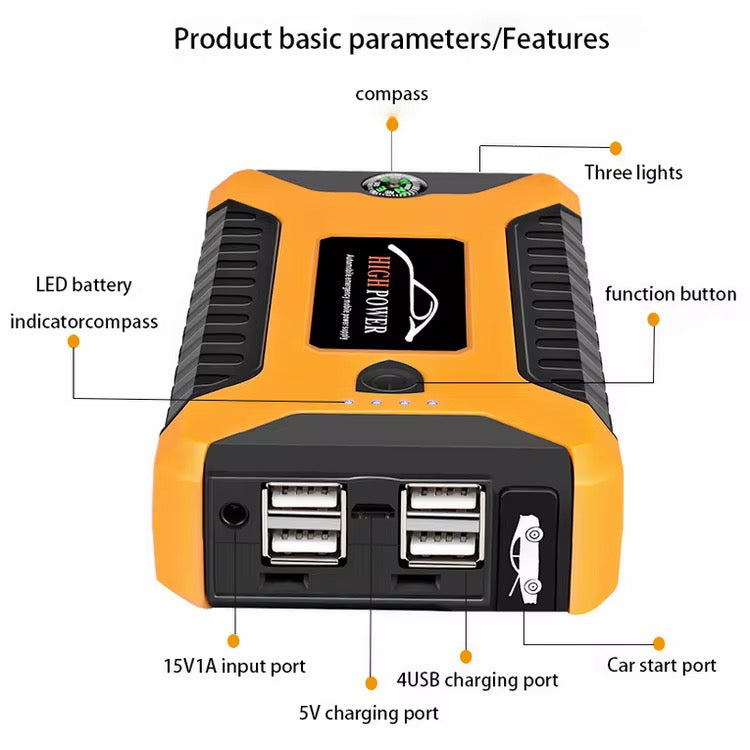 Car emergency start power